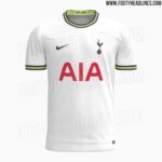 A nova camisola do Tottenham para 2021/22