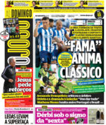 Capas Jornais Desportivos 29-08-2021