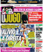Capas Jornais Desportivos 20-01-2022