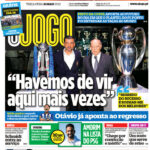 Capas Jornais Desportivos 24-05-2022