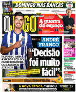 Capas Jornais Desportivos 05-08-2022